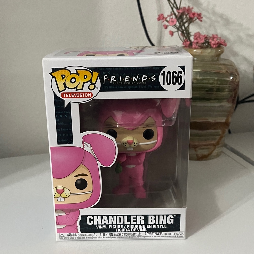 Funko Pink Rabbit Chandler Bing Collectible Figure